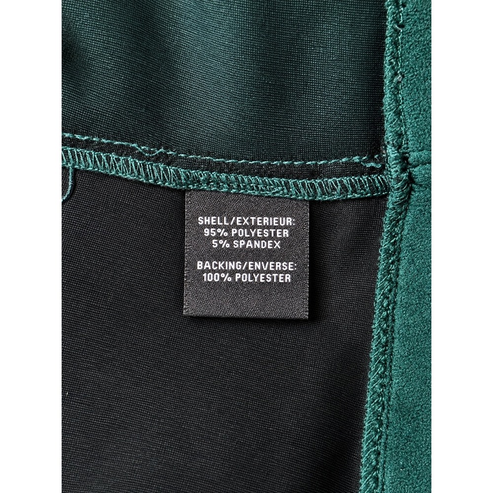 Bagatelle Collection Green Cropped Faux Suede Velvet Feel Jacket Shacket - Picture 3 of 4